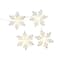 10ct. Warm White LED Iridescent Snowflake String Lights on Silver Wire by Ashland®